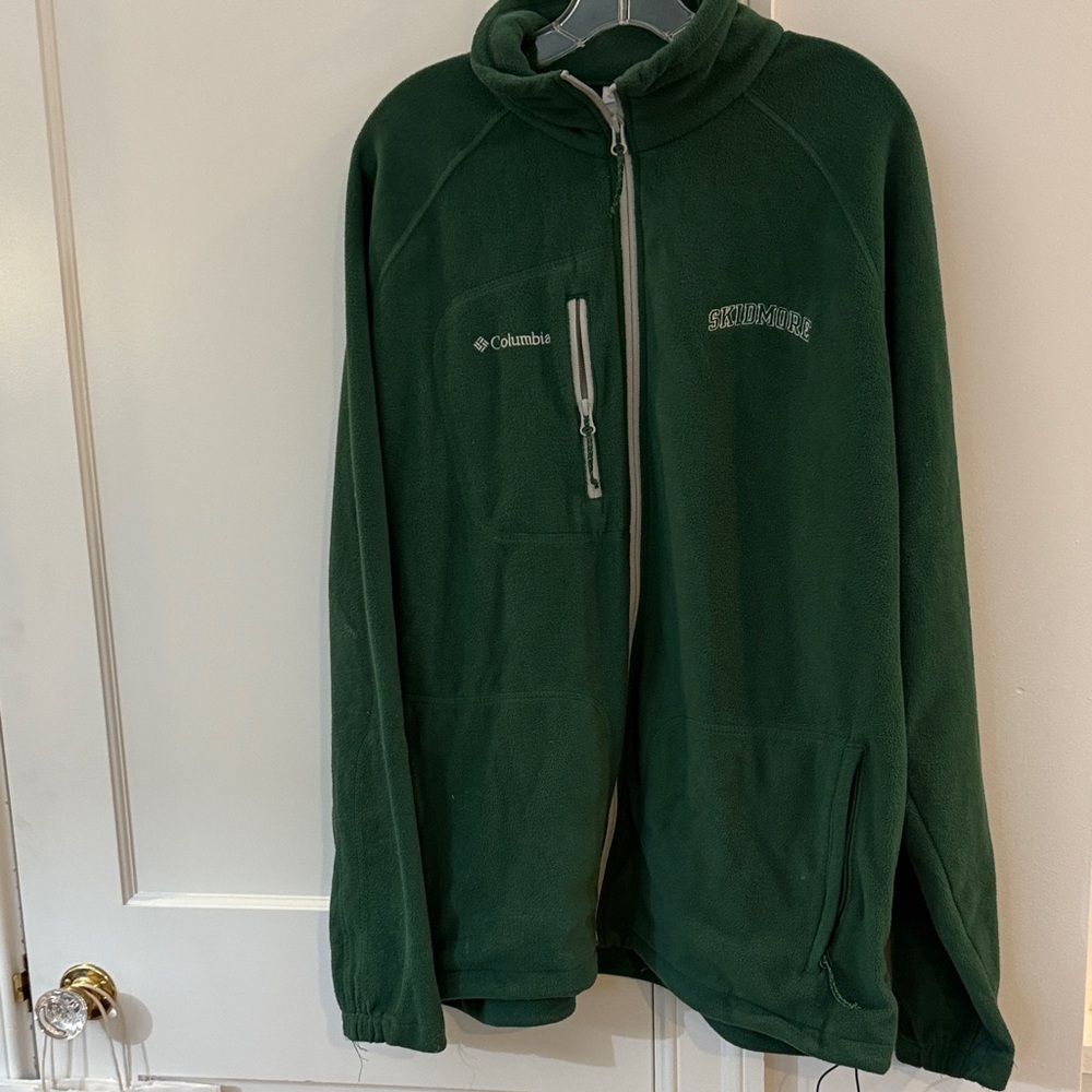 Columbia Men's Forest Green Fleece Jacket